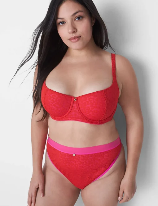 Sexy Panties^Lane Bryant Animal Lace High-Waist Ultra High-Leg Thong Adrenaline Rush