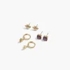 Earrings^Lane Bryant Bee Whimsy Mixed Earrings 3 Pack Gold Tone