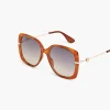 Sunglasses^Lane Bryant Blonde Tort Square Sunglasses Blonde Tortise