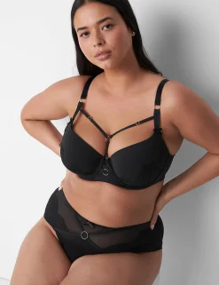 Sexy Bras^Lane Bryant Boost Balconette Bra Black