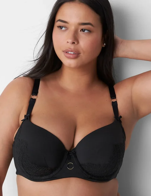 Sexy Bras^Lane Bryant Boost Balconette Bra Black