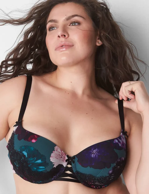Balconette Bras^Lane Bryant Boost Balconette Bra Splendid Floral
