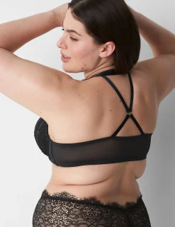 Sexy Bras^Lane Bryant Boost Plunge Bra Black