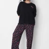 Sleep Separates^Lane Bryant Brushed Jersey Sleep Tee Roses