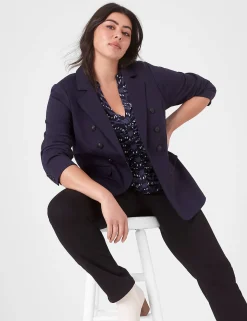 Blazers^Lane Bryant Bryant Ponte Blazer Night Sky
