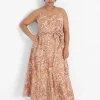 Fit & Flare^Lane Bryant Button-Down Tie-Waist Tiered Dress Windmark Paisley
