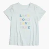 Knit Tops^Lane Bryant Classic Love Good Graphic Tee Love Free