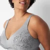 F To K Cups^Lane Bryant Comfort Bliss Lightly Lined No-Wire Bra Alloy