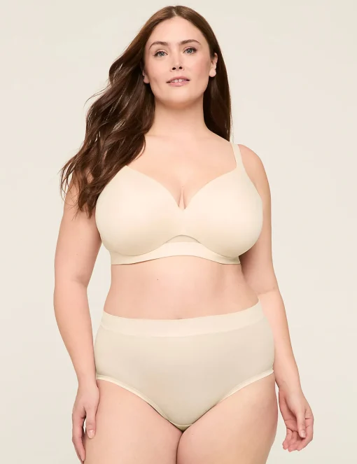 Underwire Bras^Lane Bryant Comfort Bliss Lightly Lined Full Coverage Bra Sand Dollar
