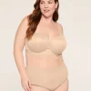Underwire Bras^Lane Bryant Comfort Bliss Lightly Lined Strapless Bra Cafe