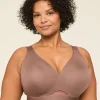 Full Coverage Bras^Lane Bryant Comfort Bliss Lightly Lined No-Wire Bra Deep Taupe