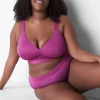No-Wire Bras And Bralettes^Lane Bryant Comfort Bliss Lightly Lined No-Wire Bra Purple Wine