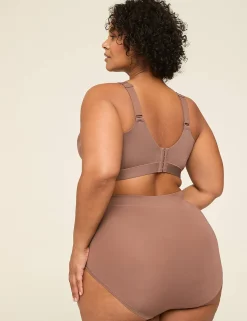 Full Coverage Bras^Lane Bryant Comfort Bliss Lightly Lined No-Wire Bra Deep Taupe