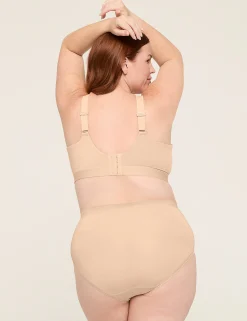 F To K Cups^Lane Bryant Comfort Bliss Lightly Lined No-Wire Bra Cafe