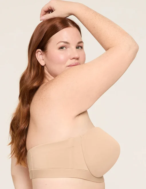 Underwire Bras^Lane Bryant Comfort Bliss Lightly Lined Strapless Bra Cafe