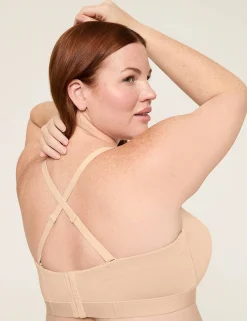 Underwire Bras^Lane Bryant Comfort Bliss Lightly Lined Strapless Bra Cafe