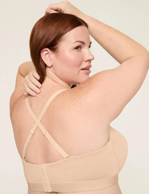 Underwire Bras^Lane Bryant Comfort Bliss Lightly Lined Strapless Bra Cafe