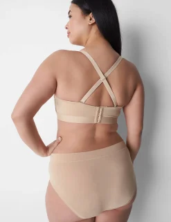 Underwire Bras^Lane Bryant Comfort Bliss Lightly Lined Strapless Bra Cafe