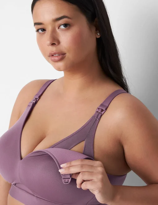 No-Wire Bras And Bralettes^Lane Bryant Comfort Bliss Nursing Bra Arctic Dusk