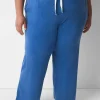 Sleep Separates^Lane Bryant Comfy Cotton Acid Wash Sleep Pant Beaucoup Blue