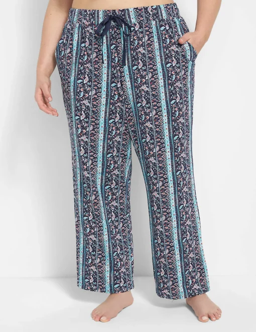 Sleep Separates^Lane Bryant Comfy Cotton Sleep Pant Bandana Paisley
