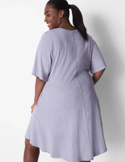 Sleepshirts^Lane Bryant Comfy Cotton Sleepshirt Grisaille