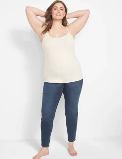 The Tee Shop^Lane Bryant Cotton Cami Beige