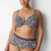 Brief Panties^Lane Bryant Cotton Full Brief Panty With Wide Waistband Blossom Rhodonite