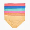 Hipster Panties^Lane Bryant Cotton Hipster Panty - 6 Pack Rainbow Pack