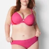 Hipster Panties^Lane Bryant Cotton Hipster Panty With Lace-Trimmed Back Pink Yarrow