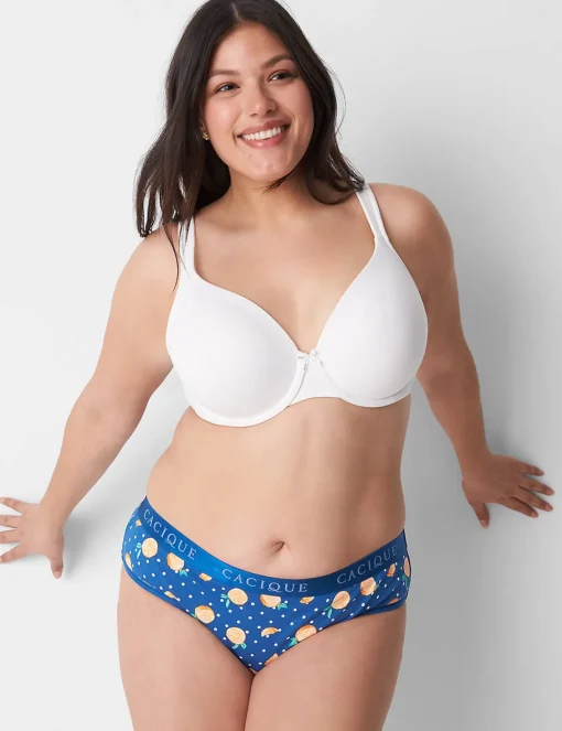 Hipster Panties^Lane Bryant Cotton Hipster Panty With Wide Waistband Citrus Slices
