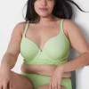 T-Shirt Bras^Lane Bryant Cotton Lightly Lined T-Shirt Bra Shadow Lime