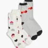 Sleep Accessories^Lane Bryant Cozy 2 Pack - Cherries And Hearts Bright White
