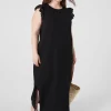 Sheath^Lane Bryant Crochet Sleeve Maxi Dress Black