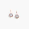 Earrings^Lane Bryant Cz Round Drop:Tbd Tbd:Onesz Rose Gold