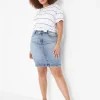 Knit Tops^Lane Bryant Dolman Short-Sleeve Crew-Neck Tee Lindy Stripe