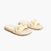 Sandals & Espadrilles^Lane Bryant Dream Cloud Chain Slide White