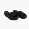 Sandals & Espadrilles^Lane Bryant Dream Cloud Platform Slide Black