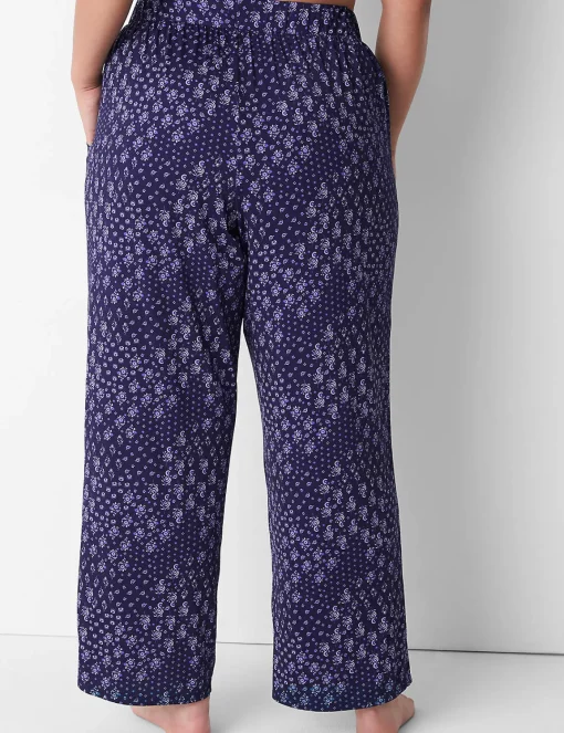 Sleep Separates^Lane Bryant Dreamycool Block Pant Navy Floral