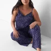 Sleep Separates^Lane Bryant Dreamycool Lace Sleep Cami Navy Floral