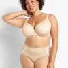 F To K Cups^Lane Bryant Extra Soft Lightly Lined Full Coverage Bra Cafe