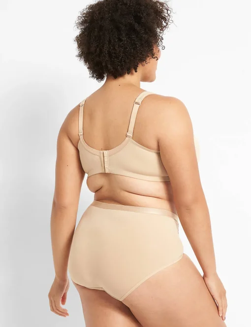F To K Cups^Lane Bryant Extra Soft Lightly Lined Full Coverage Bra Cafe