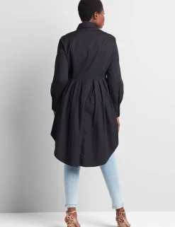 Shirts & Blouses^Lane Bryant Extreme Peplum Tunic Black