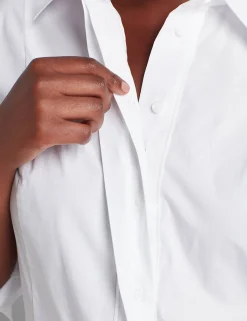 Shirts & Blouses^Lane Bryant Extreme Peplum Tunic White