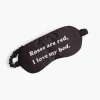 Sleep Accessories^Lane Bryant Eye Mask - Roses Are Red, Black Mini Roses