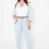 The Tee Shop^Lane Bryant Fitted Double-Layer Halter Bodysuit White