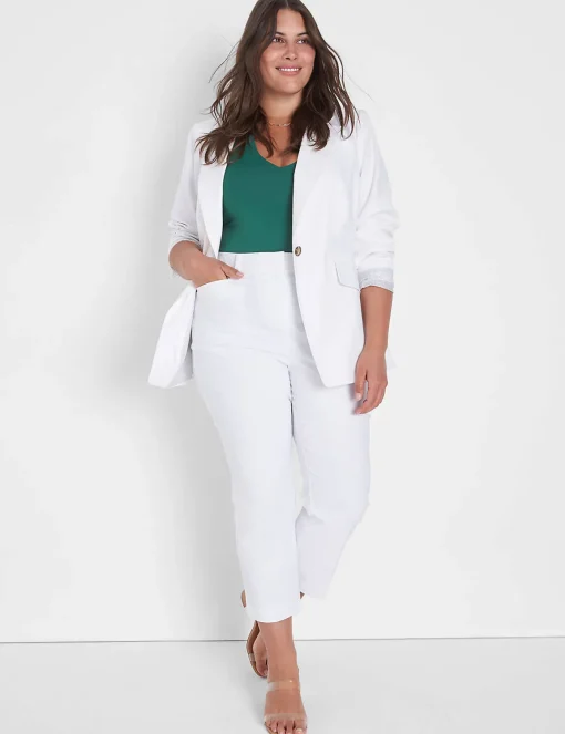 The Tee Shop^Lane Bryant Fitted Double-Layer Halter Bodysuit Hunter Green