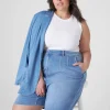 Knit Tops^Lane Bryant Fitted High-Neck Rib Tank White