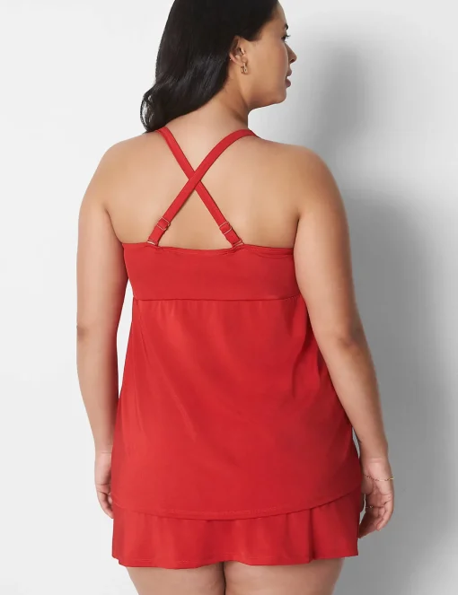 Swim Tops^Lane Bryant Fitted Underwire Swim Tankini Top Adrenaline Rush