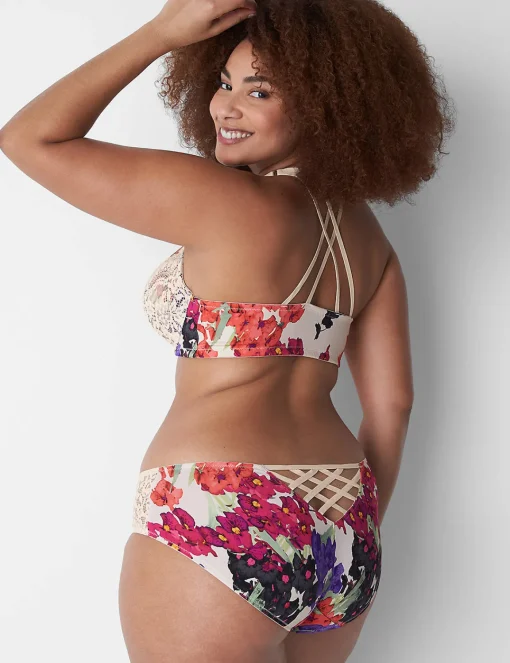 Sexy Panties^Lane Bryant Floral Lace Hipster Panty Soleil Bloom